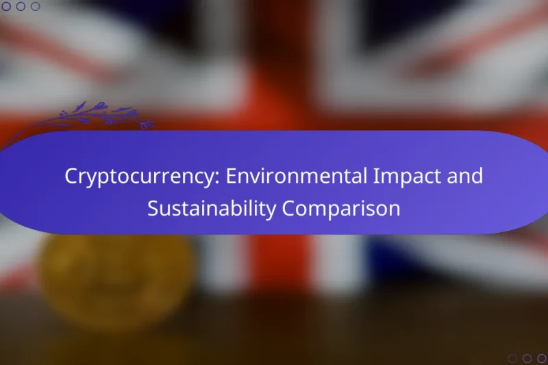 Cryptocurrency: Environmental Impact and Sustainability Comparison