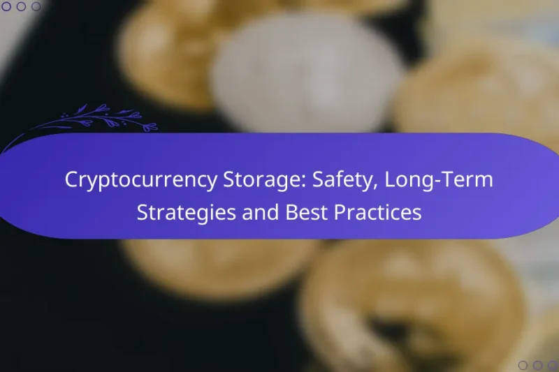 Cryptocurrency Storage: Safety, Long-Term Strategies and Best Practices